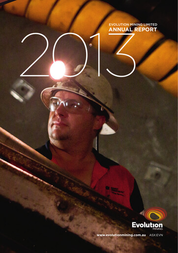 Thumbnail Evolution Mining
 Annual Report 2013