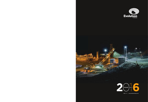 Thumbnail Evolution Mining
 Annual Report 2016