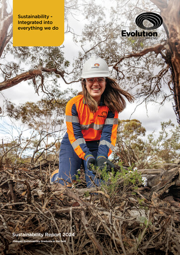 Thumbnail Evolution Mining
 Sustainability Report 2024