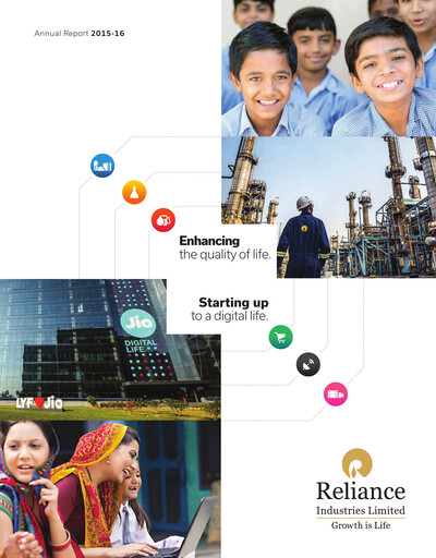 Thumbnail Reliance Industries Annual Report 2015-2016