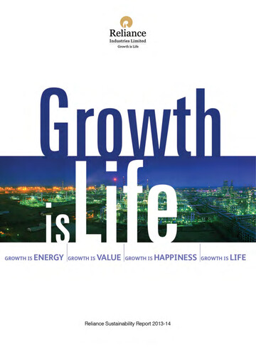 Thumbnail Reliance Industries Sustainability Report 2013-2014