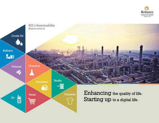 Thumbnail Reliance Industries Sustainability Report 2015-2016