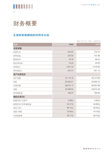 Thumbnail Agricultural Bank of China Annual Report 2005
