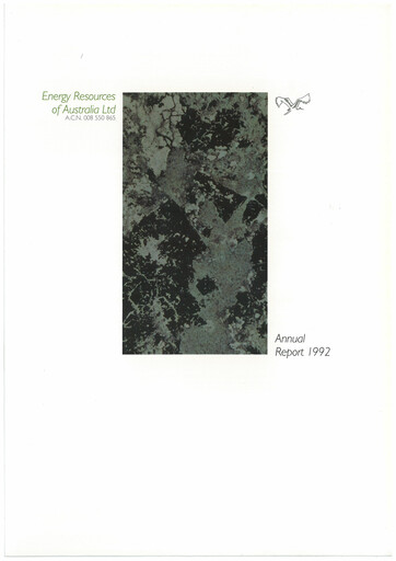 Thumbnail Energy Resources of Australia Annual Report 1992