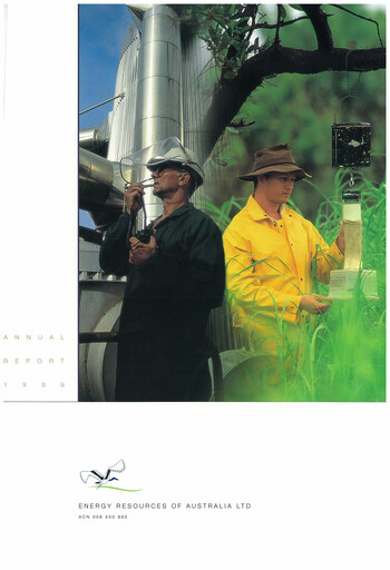 Thumbnail Energy Resources of Australia Annual Report 1999