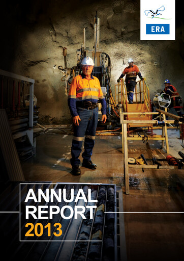 Thumbnail Energy Resources of Australia Annual Report 2013