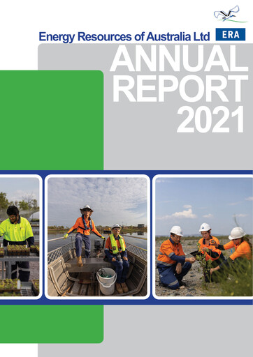 Thumbnail Energy Resources of Australia Annual Report 2021