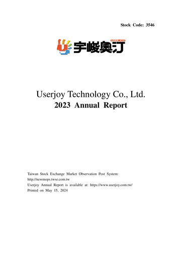 Thumbnail Userjoy Technology Annual Report 2023