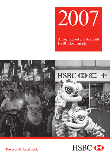Thumbnail HSBC Annual Report 2007