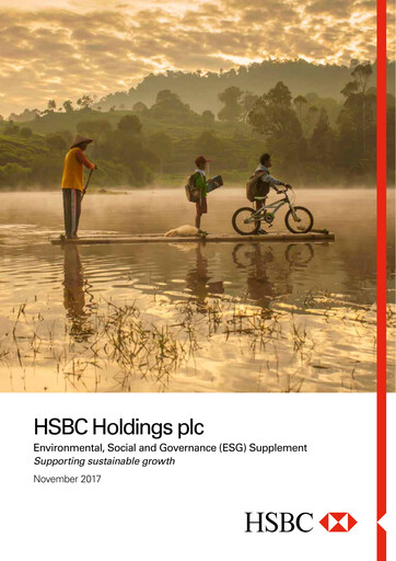Thumbnail HSBC ESG Report 2017