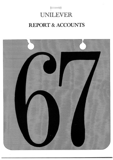 Thumbnail Unilever Annual Report 1967
