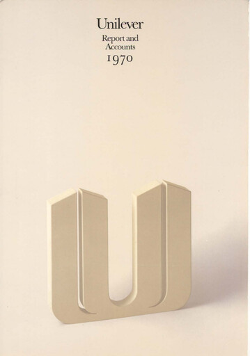 Thumbnail Unilever Annual Report 1970