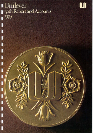 Thumbnail Unilever Annual Report 1979
