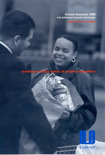 Thumbnail Unilever Annual Report 1998