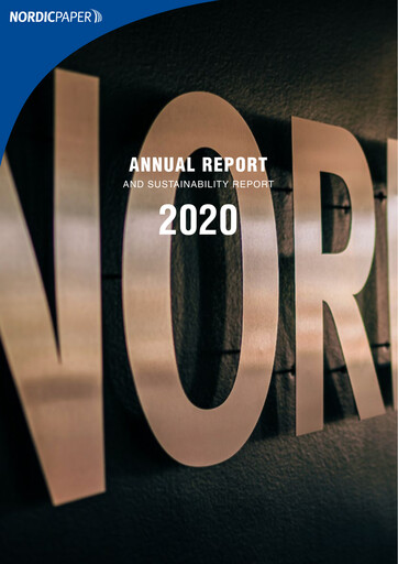 Thumbnail Nordic Paper Annual Report 2020