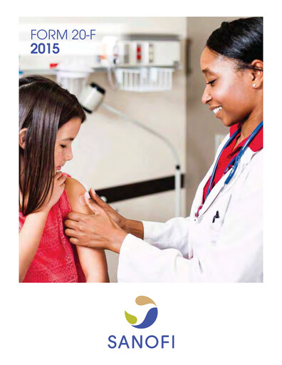 Thumbnail Sanofi Annual Report 2015