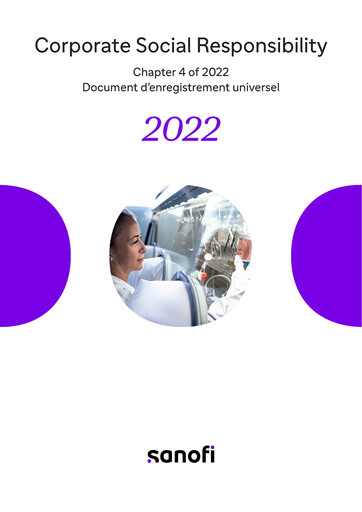 Thumbnail Sanofi ESG Report 2022