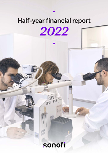 Thumbnail Sanofi Half-year Report 2022-h1