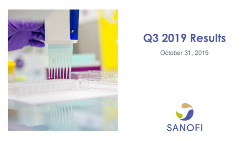 Vorschaubild Sanofi Quartalsbericht 2019-q3