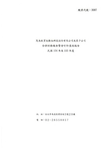 Thumbnail MacroWell OMG Digital Entertainment Financial Statement 2015