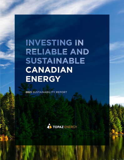 Thumbnail Topaz Energy Sustainability Report 2021