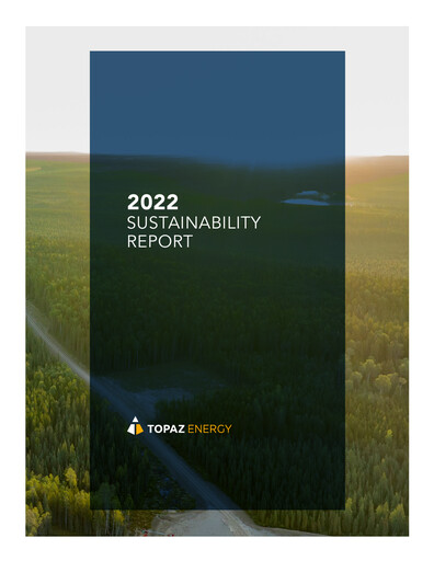 Thumbnail Topaz Energy Sustainability Report 2022