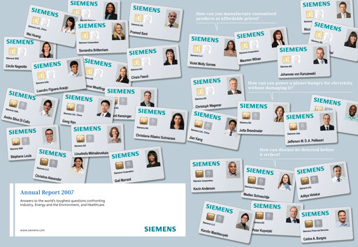 Thumbnail Siemens Annual Report 2007