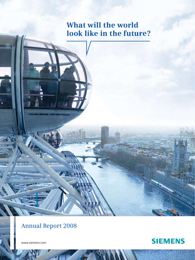 Thumbnail Siemens Annual Report 2008