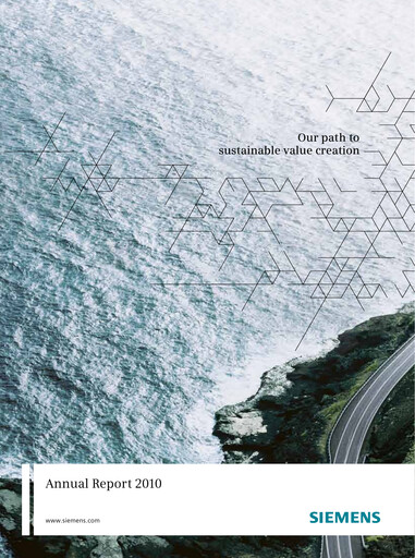 Thumbnail Siemens Annual Report 2010