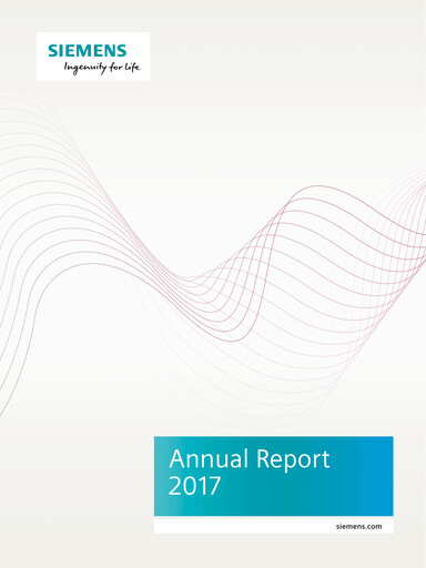 Thumbnail Siemens Annual Report 2017