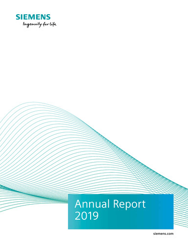 Thumbnail Siemens Annual Report 2019
