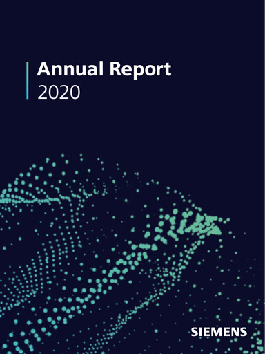 Thumbnail Siemens Annual Report 2020