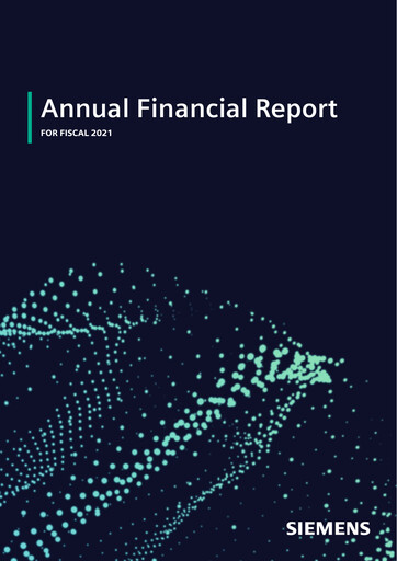 Thumbnail Siemens Financial Statement 2021