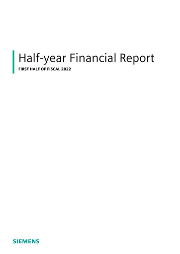 Thumbnail Siemens Half-year Report 2022-h1