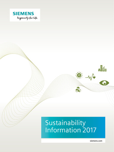 Thumbnail Siemens Sustainability Report 2017
