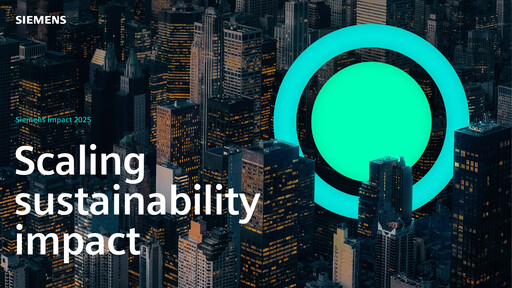 Thumbnail Siemens Sustainability Report 2025