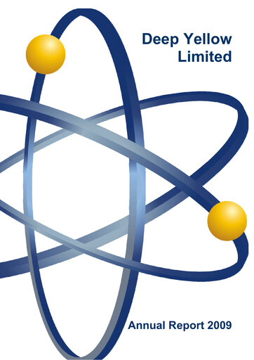 Thumbnail Deep Yellow Annual Report 2009