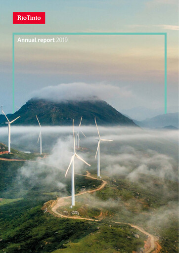 Thumbnail Rio Tinto Annual Report 2019
