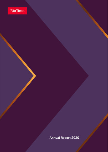 Thumbnail Rio Tinto Annual Report 2020