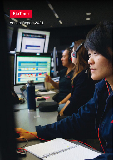 Thumbnail Rio Tinto Annual Report 2021