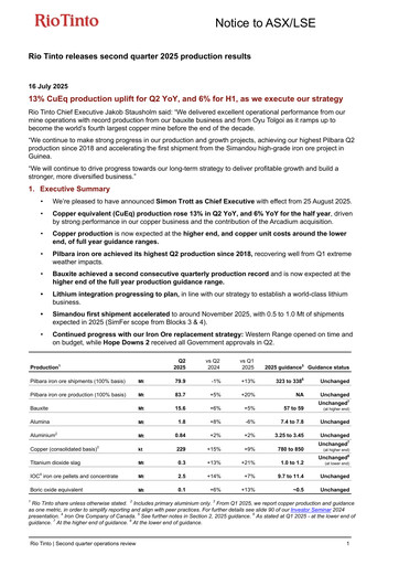 Thumbnail Rio Tinto Quarterly Report 2025-q2