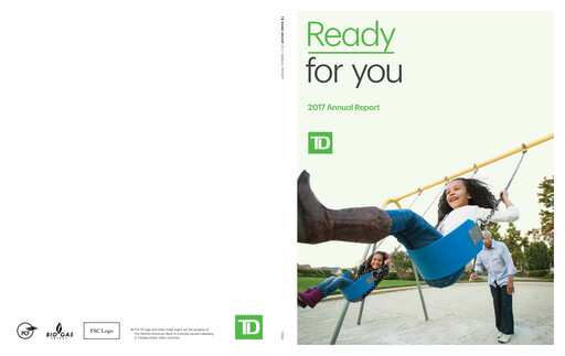 Thumbnail Toronto Dominion Bank Annual Report 2017