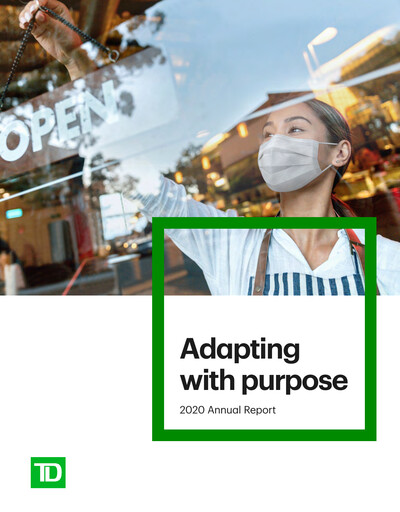 Thumbnail Toronto Dominion Bank Annual Report 2020