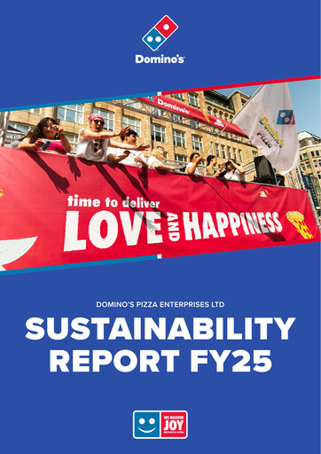 Thumbnail Domino's Pizza Enterprises (Australia) Sustainability Report 2025