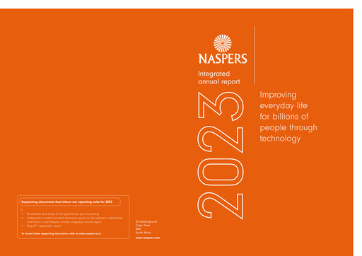 Thumbnail Naspers Annual Report 2023