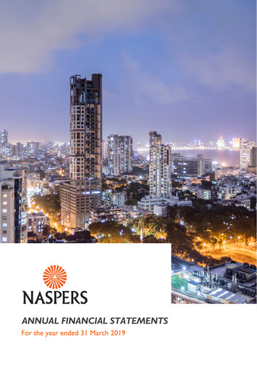 Thumbnail Naspers Financial Statement fy2019