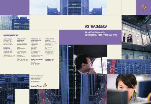 Vorschaubild AstraZeneca Jahresbericht 2007