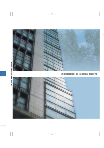 Thumbnail Mitsubishi Estate Annual Report 2001