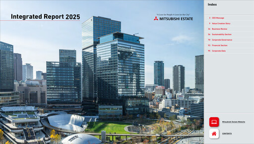 Vorschaubild Mitsubishi Estate Integrierter Bericht 2025