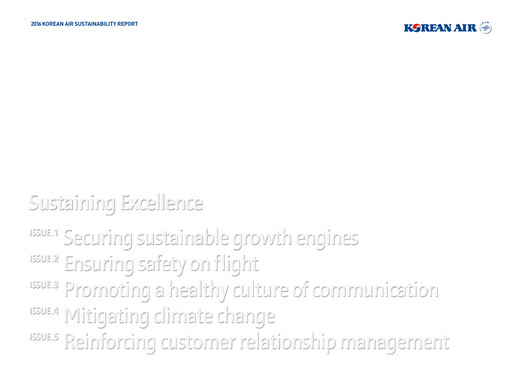 Thumbnail Korean Air Lines Sustainability Report 2016